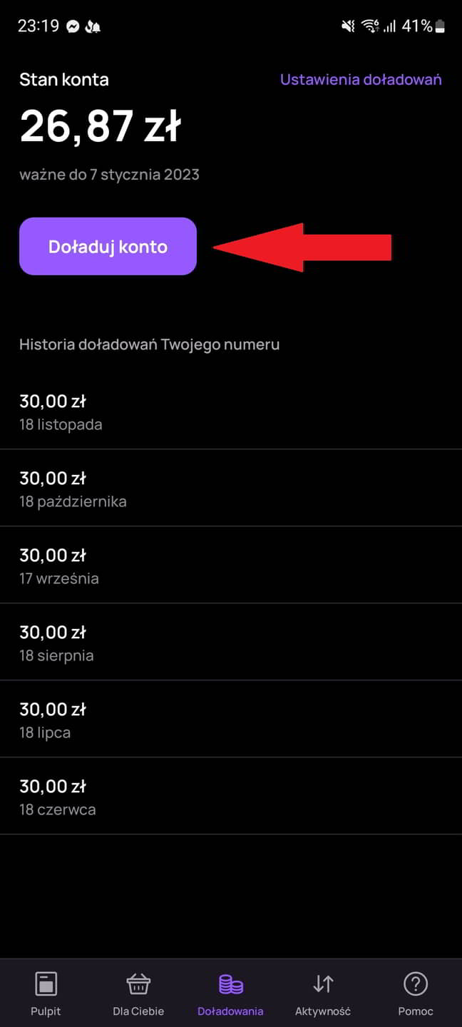 doładowanie konta w Play24
