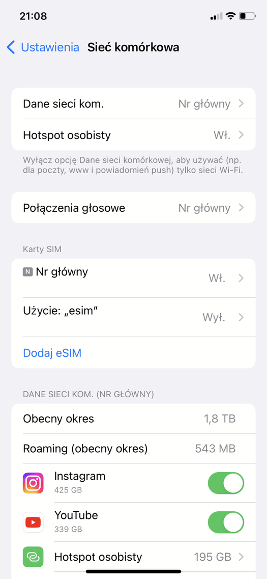 Jak ustawić Internet w Play w systemie iOS - krok 2