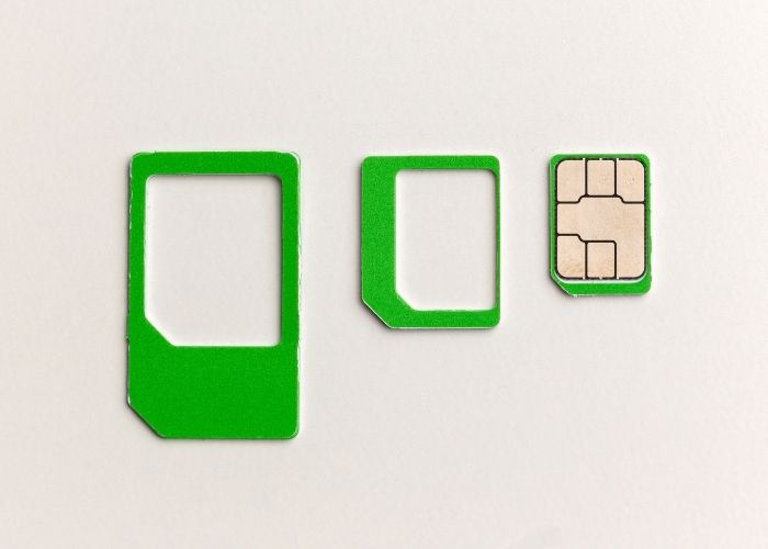 Różne wersje rozmiarów kart SIM